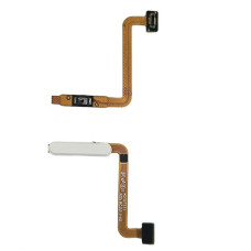 Шлейф для Samsung A23 4G/5G /A235 /A236, кнопки включения, сканер отпечатка пальца (Touch ID) белый