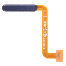 Шлейф для Samsung M336 Galaxy M33 /M536B M33 5G с кнопкой включения, сканер отпечатка пальца (Touch ID) синий, оригинал
