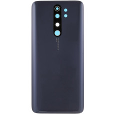 Задняя крышка для Xiaomi Redmi Note 8 Pro, чёрная со стеклом камеры, оригинал