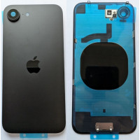 Задняя панель корпуса для iPhone 16e Black, со стеклом камеры, MagSafe, оригинал