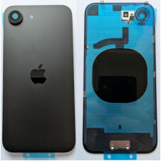 Задняя панель корпуса для iPhone 16e Black, со стеклом камеры, MagSafe, оригинал