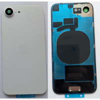 Задняя панель корпуса для iPhone 16e White, со стеклом камеры, MagSafe, оригинал