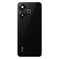 Задня панель корпуси Xiaomi Redmi 13, чорна з склом камери, оригінал