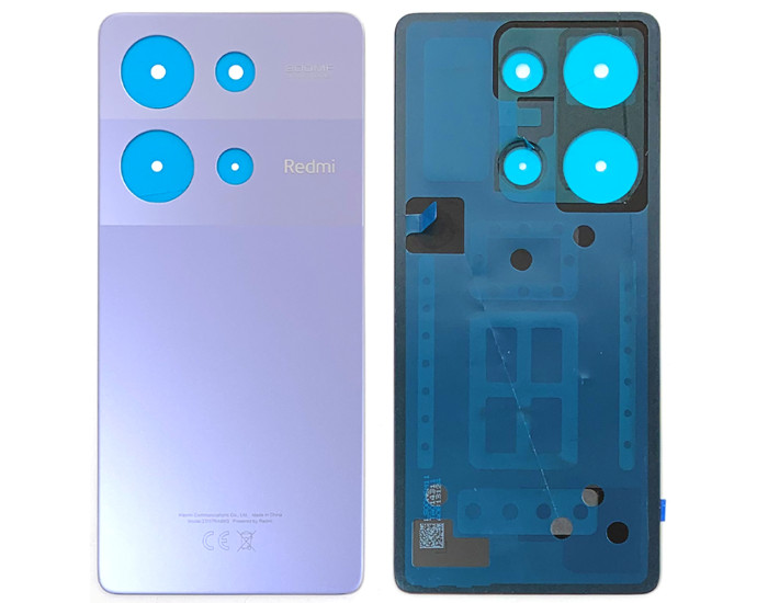Задняя панель корпуса для Xiaomi Redmi Note 13 Pro 4G, Purple, оригинал