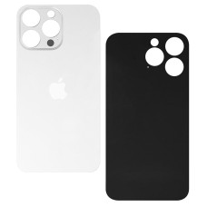 Задняя панель корпуса для iPhone 14 Pro, White (Small Hole) с кольцами