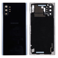 Задня панель корпуси для Samsung N975 Note 10 Plus, чорна з склом камери, оригінал