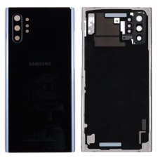Задня панель корпуси для Samsung N975 Note 10 Plus, чорна з склом камери, оригінал