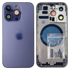 Корпус для iPhone 14 Pro с держателем SIM карты, с боковыми кнопками Deep Purple