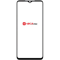 Скло фронтальне з OCA-пленкой Tecno Spark Go 2023 /Tecno Pop 7 /Spark 10 чорне, оригінал G+OCA PRo