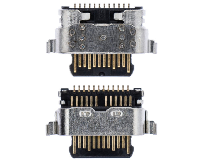 Конектор зарядки Samsung A025 Galaxy A02s /A013 /A037 /A042 /A115 /M115 /XT1952 Moto G7 Play /XT2087 Moto G9 Plus, 24 pin, USB Type-C