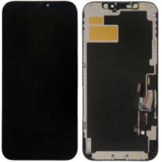 Дисплей з сенсорним екраном (модуль) iPhone 12 /12 Pro, чорний, OLED, Hard YK