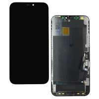 Дисплей с сенсорным экраном (модуль) iPhone 12 /12 Pro черный, OLED, Hard JCID (диагностированный)