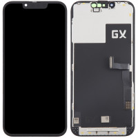 Дисплей з сенсорним екраном (модуль) iPhone 13 Pro, чорний, OLED Hard GX