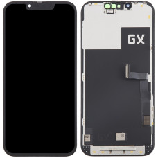 Дисплей з сенсорним екраном (модуль) iPhone 13 Pro, чорний, OLED Hard GX