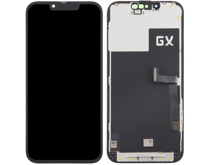 Дисплей з сенсорним екраном (модуль) iPhone 13 Pro, чорний, OLED Hard GX