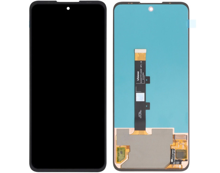 Дисплей з сенсорним екраном (модуль) Motorola XT2139-1 Edge 20 Lite, OLED, з рамкою Electric Graphite