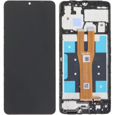 Дисплей с сенсорным экраном (модуль) Samsung A065 Galaxy A06, черный с рамкой, оригинал