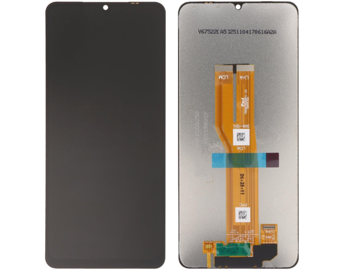 Дисплей с сенсорным экраном (модуль) Samsung A075 Galaxy A07 4G, черный, оригинал