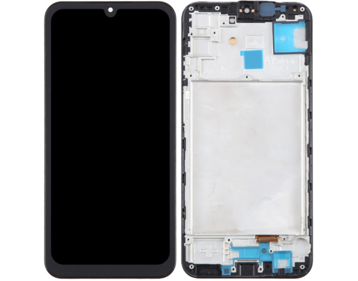 Дисплей с сенсорным экраном (модуль) Samsung A155 A15 /A156, черный с рамкой, оригинал