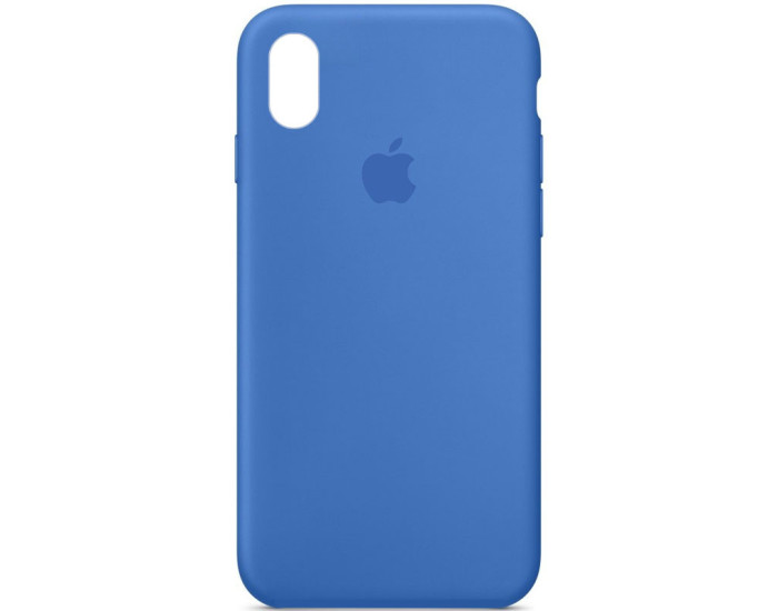 Чехол-силикон оригинал Soft Matte iPhone X /XS Sea Blue