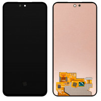 Дисплей з сенсорним екраном (модуль) Samsung A356 Galaxy A35 5G /A556 A55 /M356 M35, чорний, переклеювання