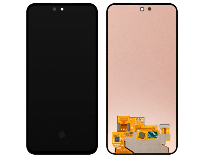 Дисплей з сенсорним екраном (модуль) Samsung A356 Galaxy A35 5G /A556 A55 /M356 M35, чорний, переклеювання
