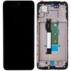Дисплей з сенсорним екраном (модуль) Poco X4 GT /Note 11T Pro /Note 11T Pro Plus, чорний c рамкою, переклеювання
