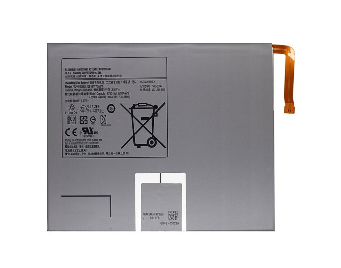 Акумулятор Samsung EB-BT595ABE, Galaxy Tab S7 T875 /T876, 8000 mAh, оригінал