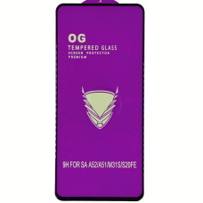 Защитное стекло Tempered Glass OG Premium Samsung A51 /S20 FE /Moto G84 5G, Black