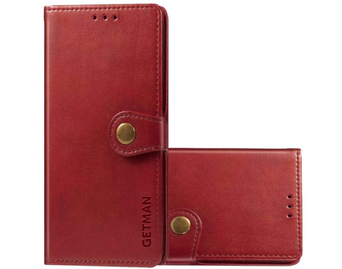 Чохол-книга шкіряний GETMAN Gallant Samsung Galaxy M34 5G, червоний