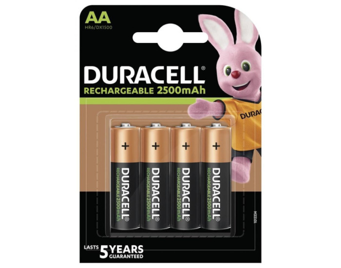 Батарейки Duracell R6 (2500mAh) заряженные (цена за 1шт)