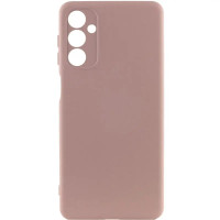 Чохол-силікон Getman Liquid Silk Full Camera Samsung M34 5G (Рожевий пісок / Pink Sand)