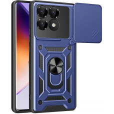Чехол-Ударопрочный Camshield Serge Ring Xiaomi Poco F7 Pro, Синий