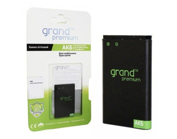 Акумулятор Grand Premium Nokia BL-4UL, Asha 225, Asha 230, 1200 mAh