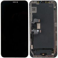 Дисплей с сенсорным экраном (модуль) iPhone XS Max, черный, OLED Hard, GX  