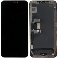 Дисплей с сенсорным экраном (модуль) iPhone XS Max, черный, OLED Hard, GX  