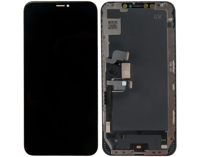 Дисплей с сенсорным экраном (модуль) iPhone XS Max, черный, OLED Hard, GX  