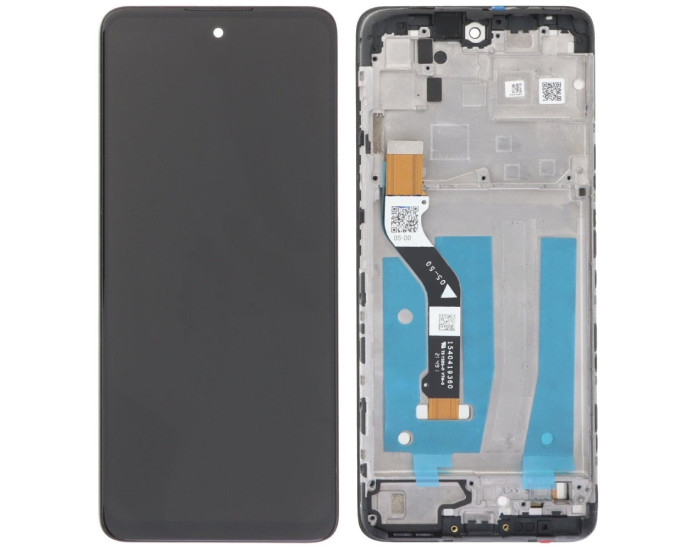 Дисплей з сенсорним екраном (модуль) Motorola XT2133-2 Moto G60s /XT2135 Moto G60 /XT2171 G51 5G, чорний з рамкою