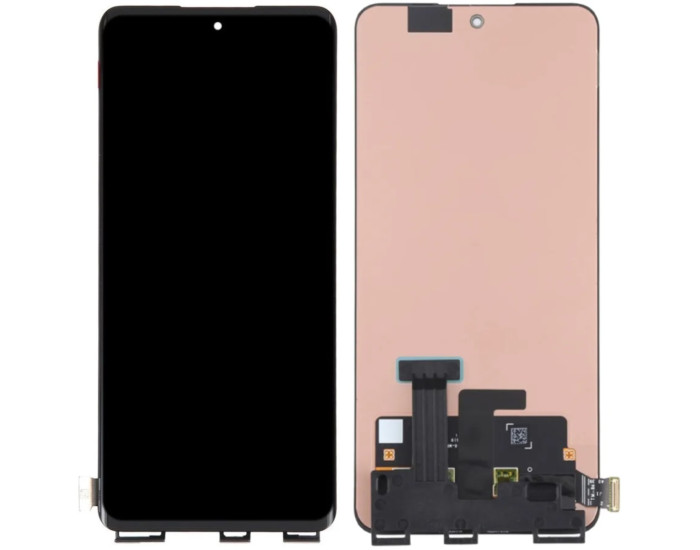 Дисплей с сенсорным экраном (модуль) Oppo Reno 10, черный, оригинал (версия BOE R1)