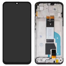 Дисплей с сенсорным экраном (модуль) Poco C85 /Redmi 15C 4G /Redmi 15C 5G (EU version) 169mm, черный с рамкой, оригинал