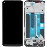 Дисплей з сенсорним екраном (модуль) Realme 8 4G /Realme 8 Pro, чорний, OLED