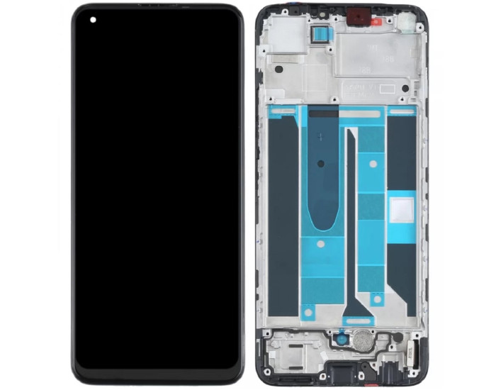 Дисплей с сенсорным экраном (модуль) Realme 8 4G /Realme 8 Pro, черный, OLED