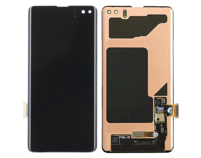 Дисплей з сенсорним екраном (модуль) Samsung G975 Galaxy S10 Plus, чорний, переклеювання