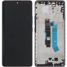 Дисплей с сенсорным экраном (модуль) Xiaomi Redmi Note 14 Pro 4G, черный с рамкой, оригинал
