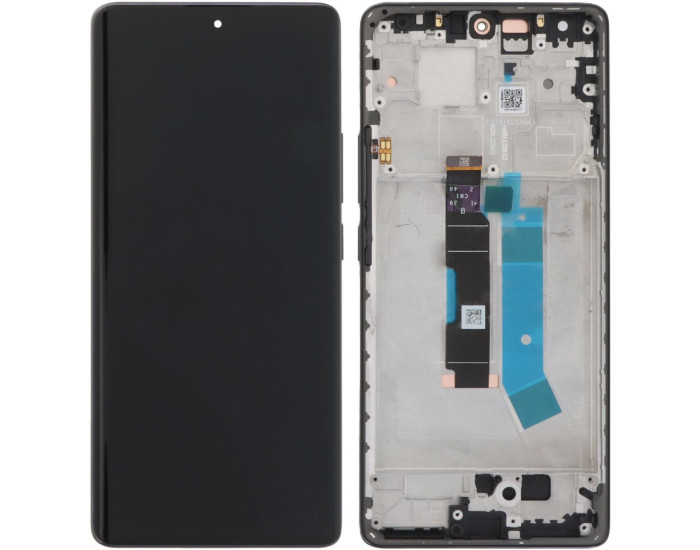 Дисплей с сенсорным экраном (модуль) Xiaomi Redmi Note 14 Pro 4G, черный с рамкой, оригинал