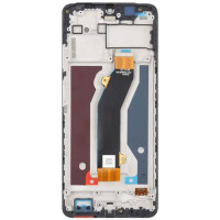 Дисплей з сенсорним екраном (модуль) ZTE Nubia V70 Max, чорний з рамкою