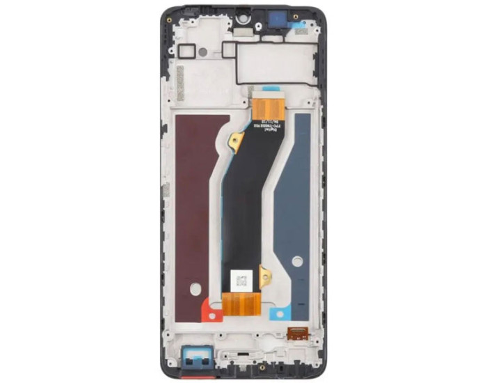 Дисплей з сенсорним екраном (модуль) ZTE Nubia V70 Max, чорний з рамкою
