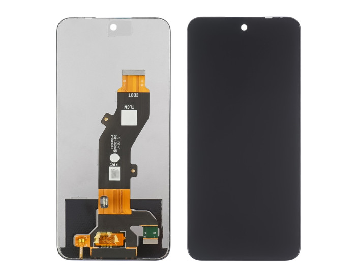 Дисплей с сенсорным экраном (модуль) Infinix Smart 9 (X6532) черный, оригинал, сервисная упаковка