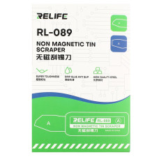 Лопатка металлическая RELIFE RL-089 для BGA реболинга, металл, немагнитная, 2 in 1