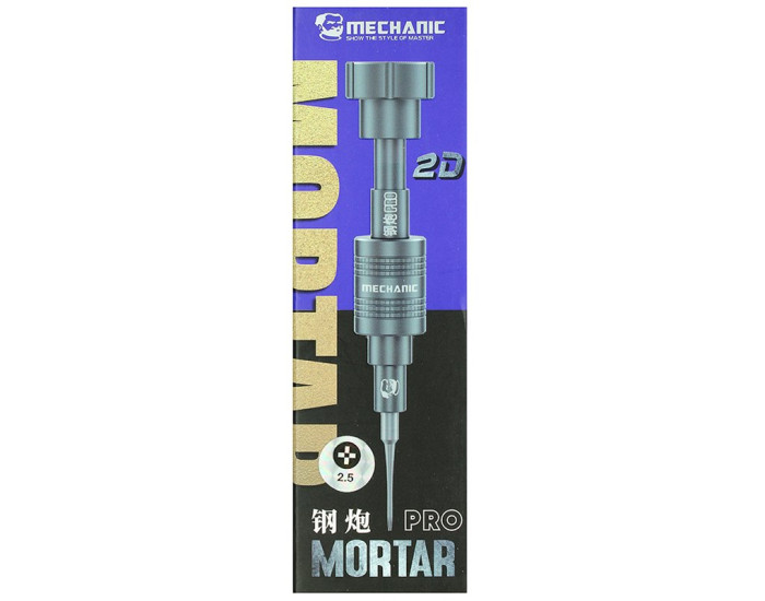 Викрутка Mechanic зірочка Mortar Pro, +2.5, Phillips